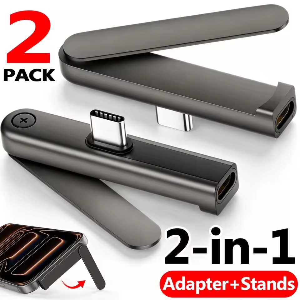 Headphone Stand Desk - 2/1PCS Adaptateur pliable avec support audio