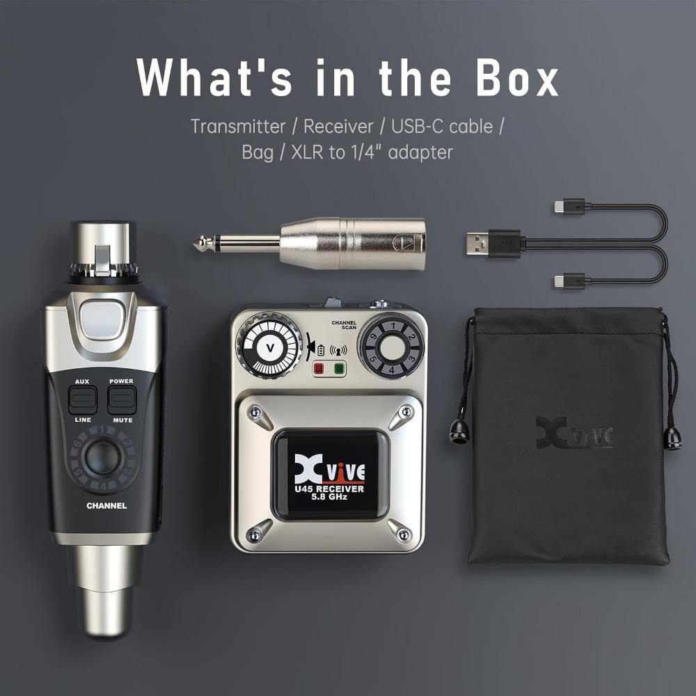 Xvive U45 système de surveilla - In Ear Monitor Iem avis et prix