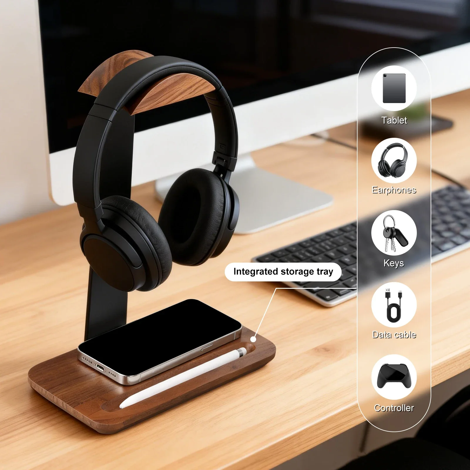 Support universel pour casque  - Headphone Stand Desk avis et prix
