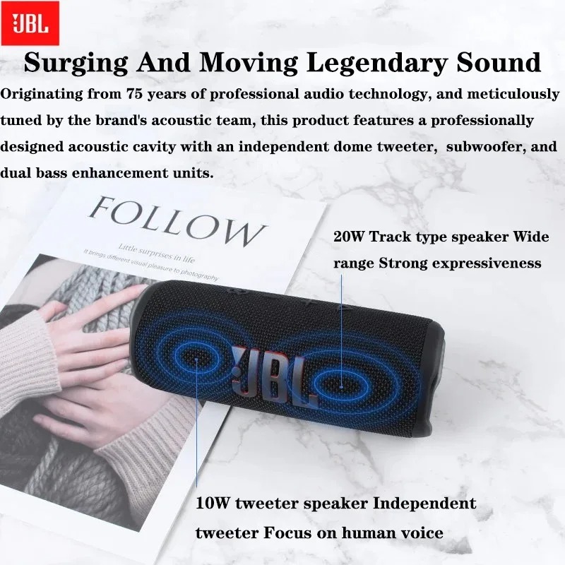 Enceinte Bluetooth légère d'ex - Jbl Speaker Flip 6 avis et prix